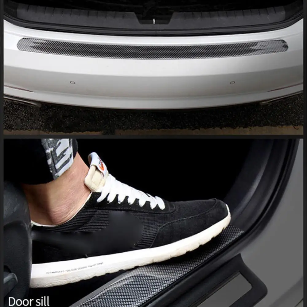 3x100cm Carbon Fiber Rubber Car Door Bumper Strip Guard Anti Scratch Sticker Automotive Wrap Film Self-Adhesive Anti-Collision
3x100cm Carbon Fiber Rubber Car Door Bumper Strip Guard Anti Scratch Sticker Automotive Wrap Film Self-Adhesive Anti-Collision