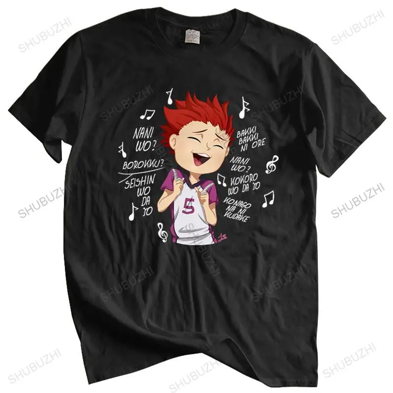 Men o-neck tshirt fashion brand t-shirt black new Satori Tendou T-shirt Men Cotton Anime Manga Shirts Volleyball euro size
Men o-neck tshirt fashion brand t-shirt black new Satori Tendou T-shirt Men Cotton Anime Manga Shirts Volleyball euro size