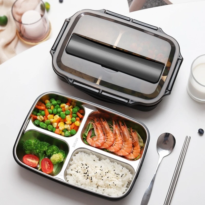 Stainless Steel 304 Cute Lunch Insulation Lunch Box Children's Double-layer Lunch Box New Student Lunch Box Four-part Lunch Box
Stainless Steel 304 Cute Lunch Insulation Lunch Box Children's Double-layer Lunch Box New Student Lunch Box Four-part Lunch Box