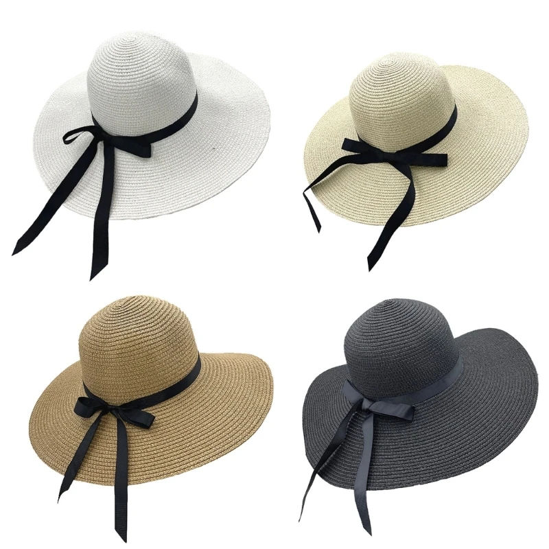 Summer Wide Brim Straw Hat Woman Wide Brim Vacation Floppy Hat Simple Foldable Travel Hat Anti-uv Sunproof
Summer Wide Brim Straw Hat Woman Wide Brim Vacation Floppy Hat Simple Foldable Travel Hat Anti-uv Sunproof