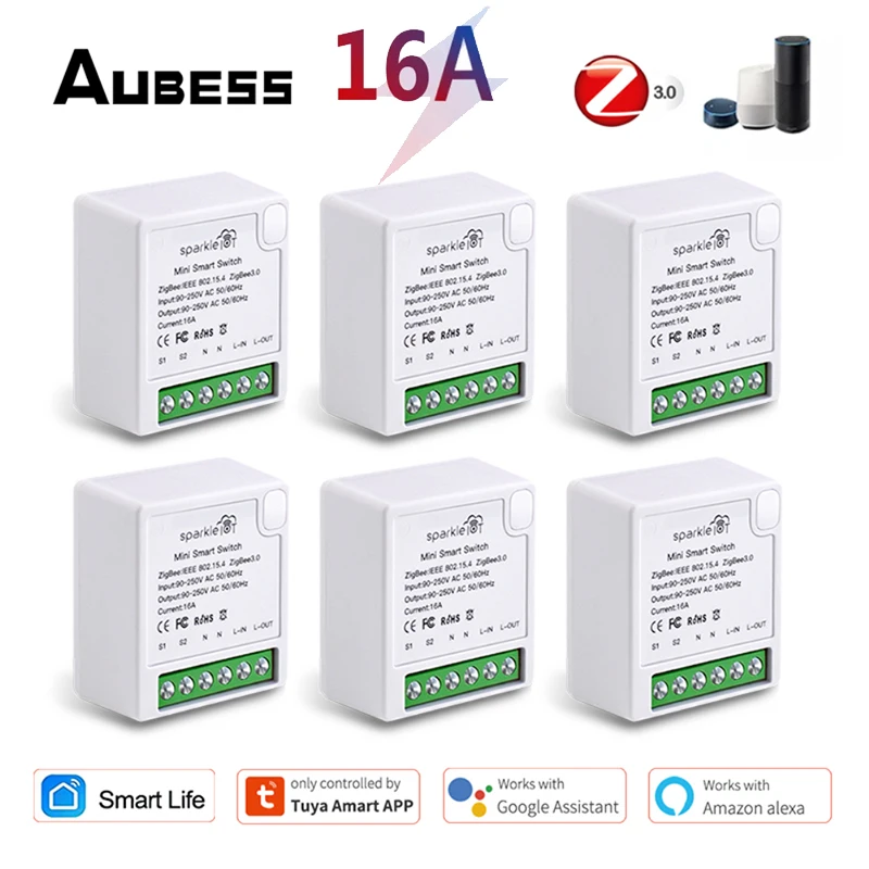 16A Zigbee DIY Mini Switch For Tuya Smart Life Timing Wireless Control Relay Automation Modules Work With Alexa Google Home
16A Zigbee DIY Mini Switch For Tuya Smart Life Timing Wireless Control Relay Automation Modules Work With Alexa Google Home