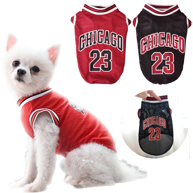 Summer Mesh Dog Clothes Breathable Sport Dog Jersey Basketball Clothes Puppy T-Shirt Summer Pet Cat Shirts for Small Medium Dogs
Summer Mesh Dog Clothes Breathable Sport Dog Jersey Basketball Clothes Puppy T-Shirt Summer Pet Cat Shirts for Small Medium Dogs