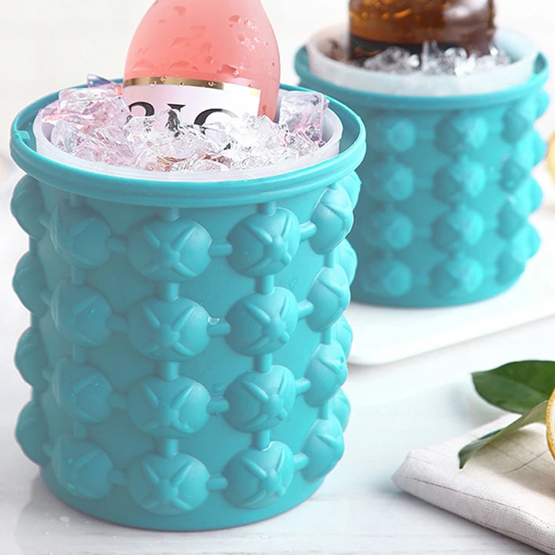 Silicone Ice Bucket Champagne Whisky Beer Maker Portable Bucket Wine Ice Cooler Beer Barware Tools Kitchen Accessories
Silicone Ice Bucket Champagne Whisky Beer Maker Portable Bucket Wine Ice Cooler Beer Barware Tools Kitchen Accessories