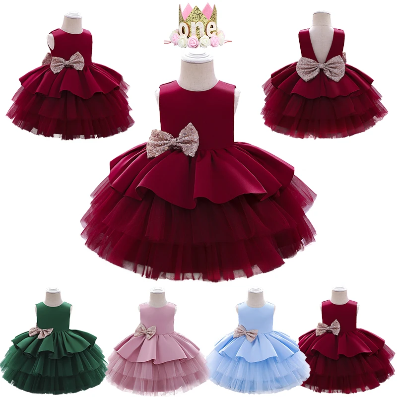 Elegant Baby Girl One Year Old Birthday Party Caketail Christening Dresses Infant Toddler Backless Bow Sequin Princess Ball Gown
Elegant Baby Girl One Year Old Birthday Party Caketail Christening Dresses Infant Toddler Backless Bow Sequin Princess Ball Gown