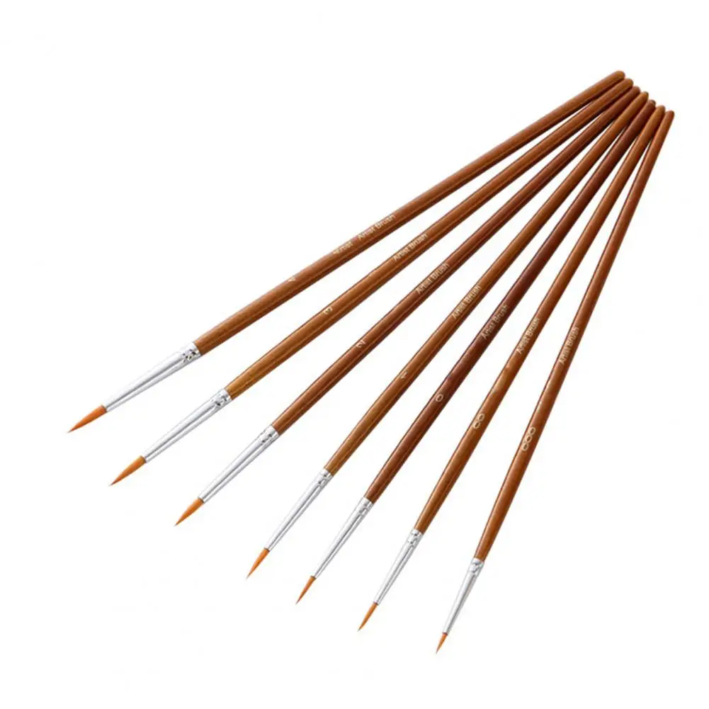7Pcs Universal Multi-purpose Nail Art Dotting Drawing Pen Anti-deform Drawing Pens Nylon Bristle for Fine Detailing
7Pcs Universal Multi-purpose Nail Art Dotting Drawing Pen Anti-deform Drawing Pens Nylon Bristle for Fine Detailing