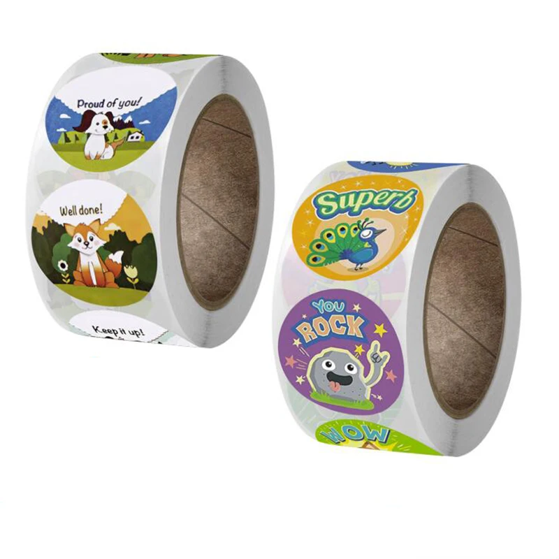 500PCS Animal Smile Labels Sealing Paper Sticky Stickers Stationery Office Supply Decorative Scrapbooking Thank You Sticker
500PCS Animal Smile Labels Sealing Paper Sticky Stickers Stationery Office Supply Decorative Scrapbooking Thank You Sticker