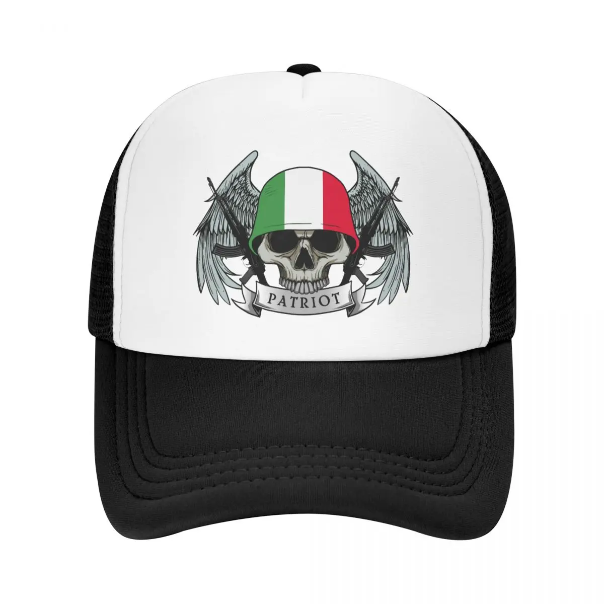 Patriot Skull With Itlay Flag Helmet Summer Sun Baseball Cap Breathable Adjustable Male Outdoor Hat
Patriot Skull With Itlay Flag Helmet Summer Sun Baseball Cap Breathable Adjustable Male Outdoor Hat