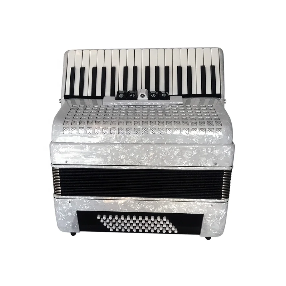 SEASOUND OEM White 34 Keys 60 Bass 5 Registers Piano Keyboard Accordion Instrument Acordeon JP3460
SEASOUND OEM White 34 Keys 60 Bass 5 Registers Piano Keyboard Accordion Instrument Acordeon JP3460
