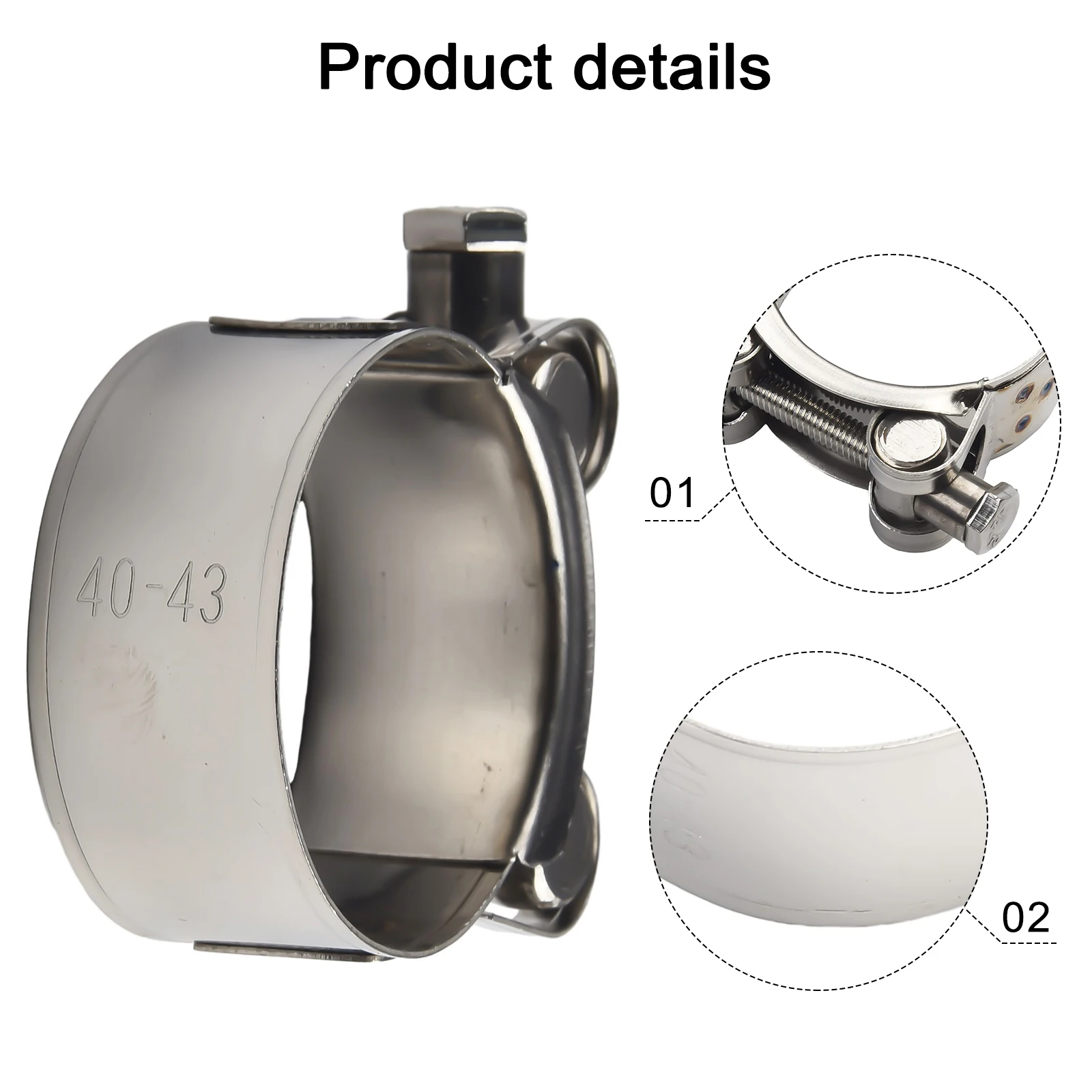 Hose Clamps-Clips Stainless Steel Heavy Duty T Bolt Exhaust Mikalor Type 1-50 For Turbo Pressure Hoses Exhaust System Clamps
Hose Clamps-Clips Stainless Steel Heavy Duty T Bolt Exhaust Mikalor Type 1-50 For Turbo Pressure Hoses Exhaust System Clamps