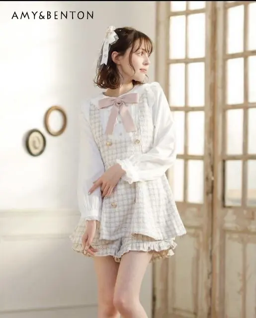 Spring Autumn Shorts Set for Ladies Long Sleeve Dress Casual Shorts Two Piece Sets Womens Outifits
Spring Autumn Shorts Set for Ladies Long Sleeve Dress Casual Shorts Two Piece Sets Womens Outifits