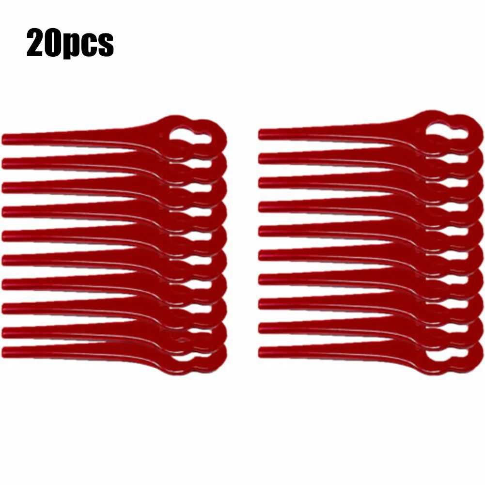 

20 Pcs Lawn Mower Blades Replacement Knives For IKRA HURRICANE HATI 18 Li Battery Lawn Trimmer Grass Trimmer Accessories