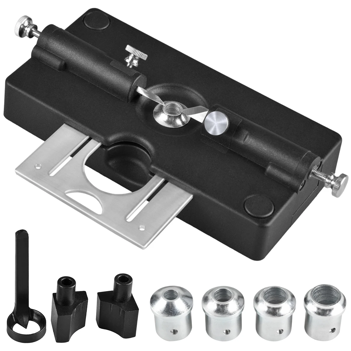 Log Tenon Making Tool Kit High Precision Drilling Guide with Sharp High Speed Steel Blade Portable Hole Punch Locator
Log Tenon Making Tool Kit High Precision Drilling Guide with Sharp High Speed Steel Blade Portable Hole Punch Locator