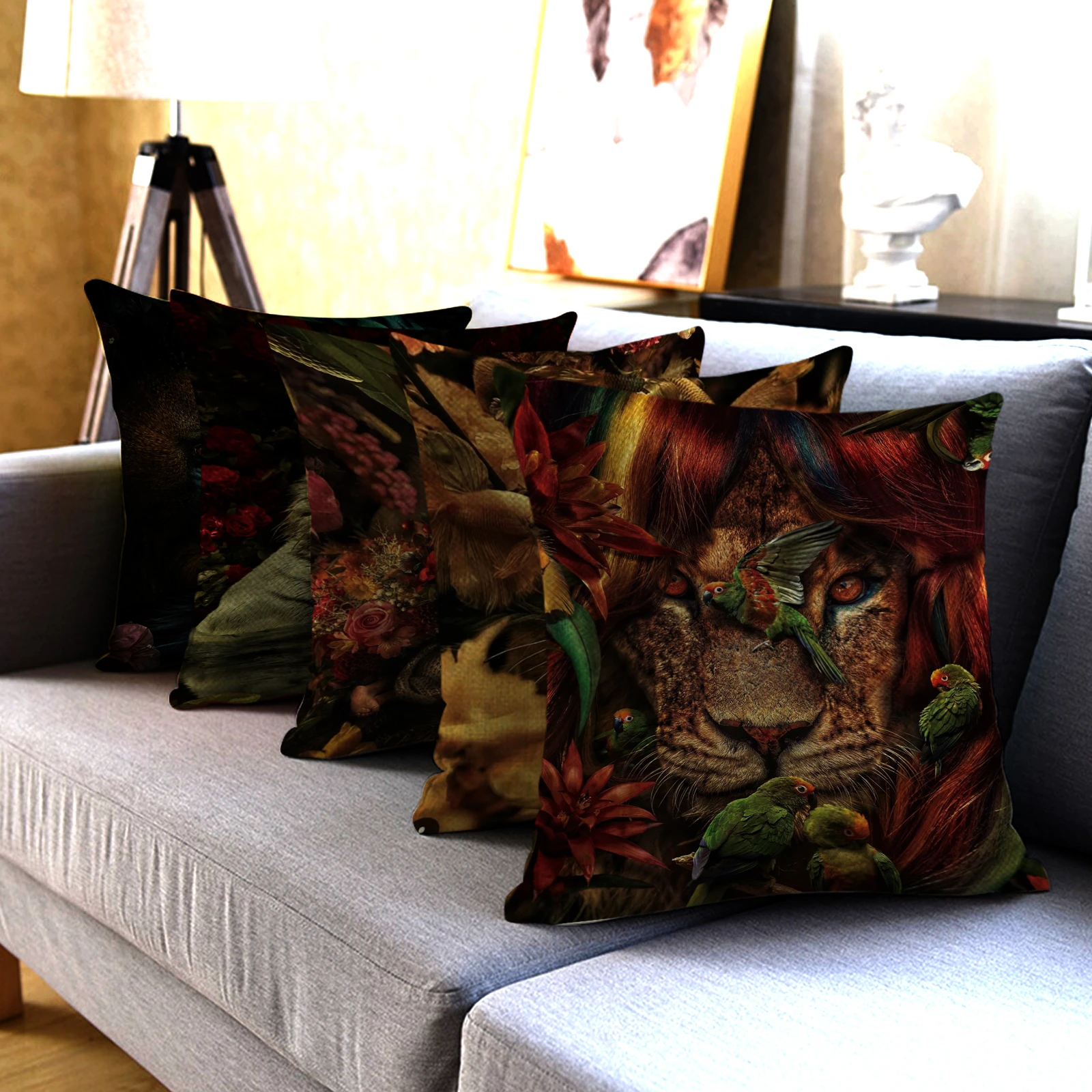 Fuwatacchi Magic Retro Primitive Man Pillow Case Customized High Quality Sofa Cushion Cover Promotion Home Decoration Pillowcase
Fuwatacchi Magic Retro Primitive Man Pillow Case Customized High Quality Sofa Cushion Cover Promotion Home Decoration Pillowcase
