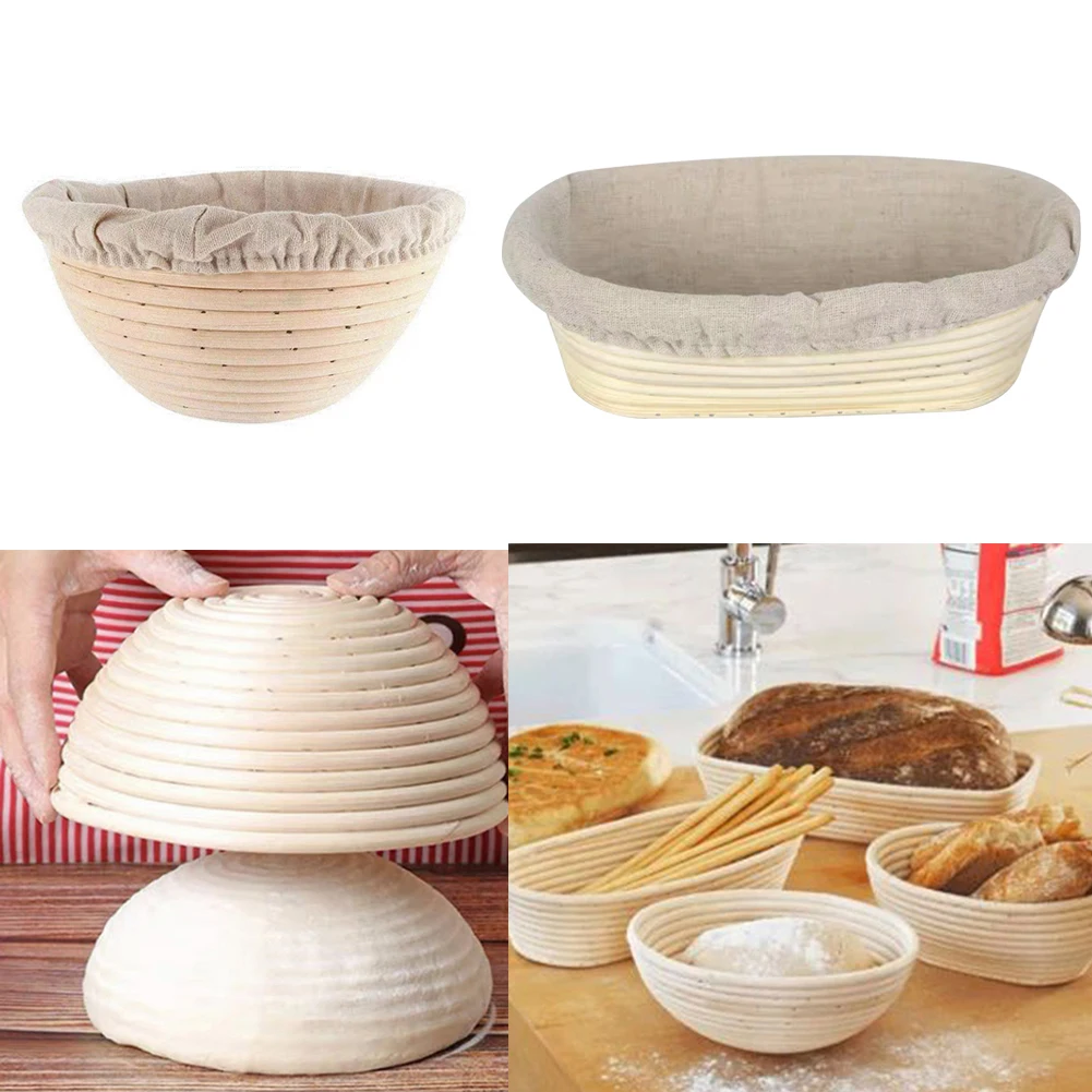 Dough Banneton Baskets Wicker Country Baguette French Bread Mass Proofing Baskets Natural Rattan Banneton Bread Basket
Dough Banneton Baskets Wicker Country Baguette French Bread Mass Proofing Baskets Natural Rattan Banneton Bread Basket