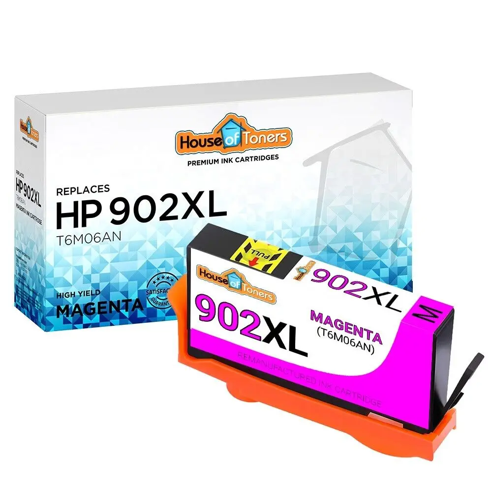 Replacement HP 902XL Magenta Ink Cartridge for Officejet 6950 6954 6975
Replacement HP 902XL Magenta Ink Cartridge for Officejet 6950 6954 6975