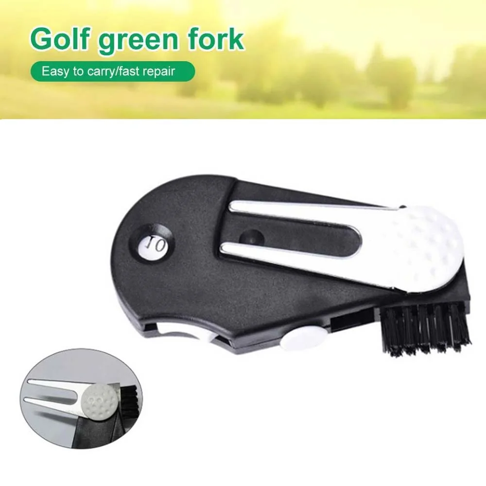 Training Aids Ball Fork With Brush Switchblade Tool Golf Pitch Accessories Score Counter Green Fork Golf Divot Repair Tool
Training Aids Ball Fork With Brush Switchblade Tool Golf Pitch Accessories Score Counter Green Fork Golf Divot Repair Tool