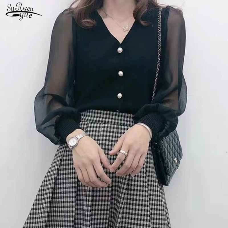 2022 Spring Knitted Button Long Sleeve Shirt Solid Color Lace Patchwork Tops Casual Women's Chiffon Blouses Women's 20467
2022 Spring Knitted Button Long Sleeve Shirt Solid Color Lace Patchwork Tops Casual Women's Chiffon Blouses Women's 20467