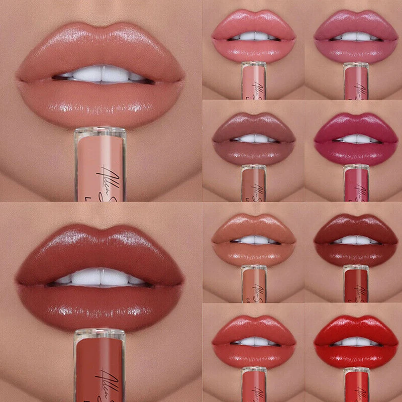 

Cream Lip Gloss Vivid Colorful Lipgloss Liquid Lipstick Long Lasting Non-stick Cup Moisturizing Waterproof Lip Glaze Cream