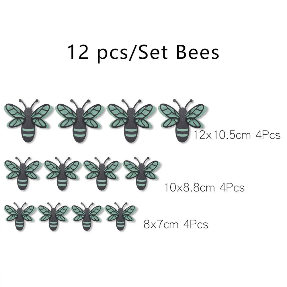 12pcs Hollow 3D Bee Butterfly Wall Sticker For Wedding Decoration Living Room Window Home Decor For Wedding Decor Bee Stickers
12pcs Hollow 3D Bee Butterfly Wall Sticker For Wedding Decoration Living Room Window Home Decor For Wedding Decor Bee Stickers