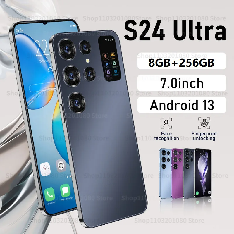 Новинка 2023, смартфон S24, оригинальный телефон, 7000 HD, 16 ГБ + 1 ТБ, разблокированный телефон с функцией распознавания лица Android, мАч
Новинка 2023, смартфон S24, оригинальный телефон, 7000 HD, 16 ГБ + 1 ТБ, разблокированный телефон с функцией распознавания лица Android, мАч