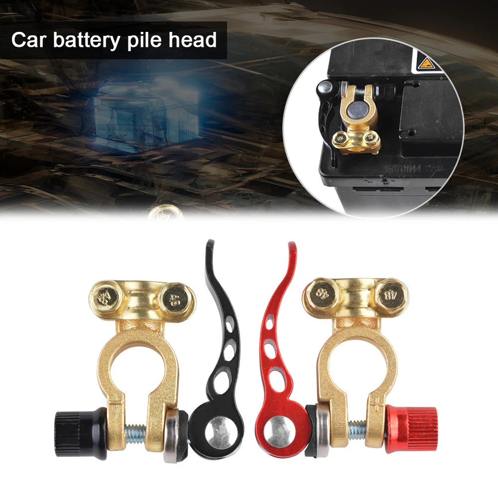 1Pair 12V 24V Car Top Post Battery Terminals Wire Cable Clamp Terminal Connectors Automotive Car accessories
1Pair 12V 24V Car Top Post Battery Terminals Wire Cable Clamp Terminal Connectors Automotive Car accessories