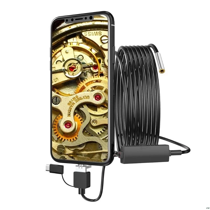 3.9mm HD 3 in 1 OTG Android Endoscope Camera Borescope IP67 Waterproof Sewer Industrial Mobile Endoscope Piping Endoscop
3.9mm HD 3 in 1 OTG Android Endoscope Camera Borescope IP67 Waterproof Sewer Industrial Mobile Endoscope Piping Endoscop