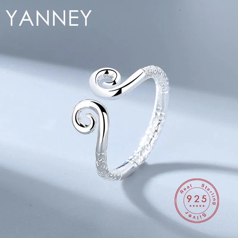 YANNEY Silver Color Retro Tight Hoop Spell Couple Open Ring Fashion Simple Jewelry
YANNEY Silver Color Retro Tight Hoop Spell Couple Open Ring Fashion Simple Jewelry