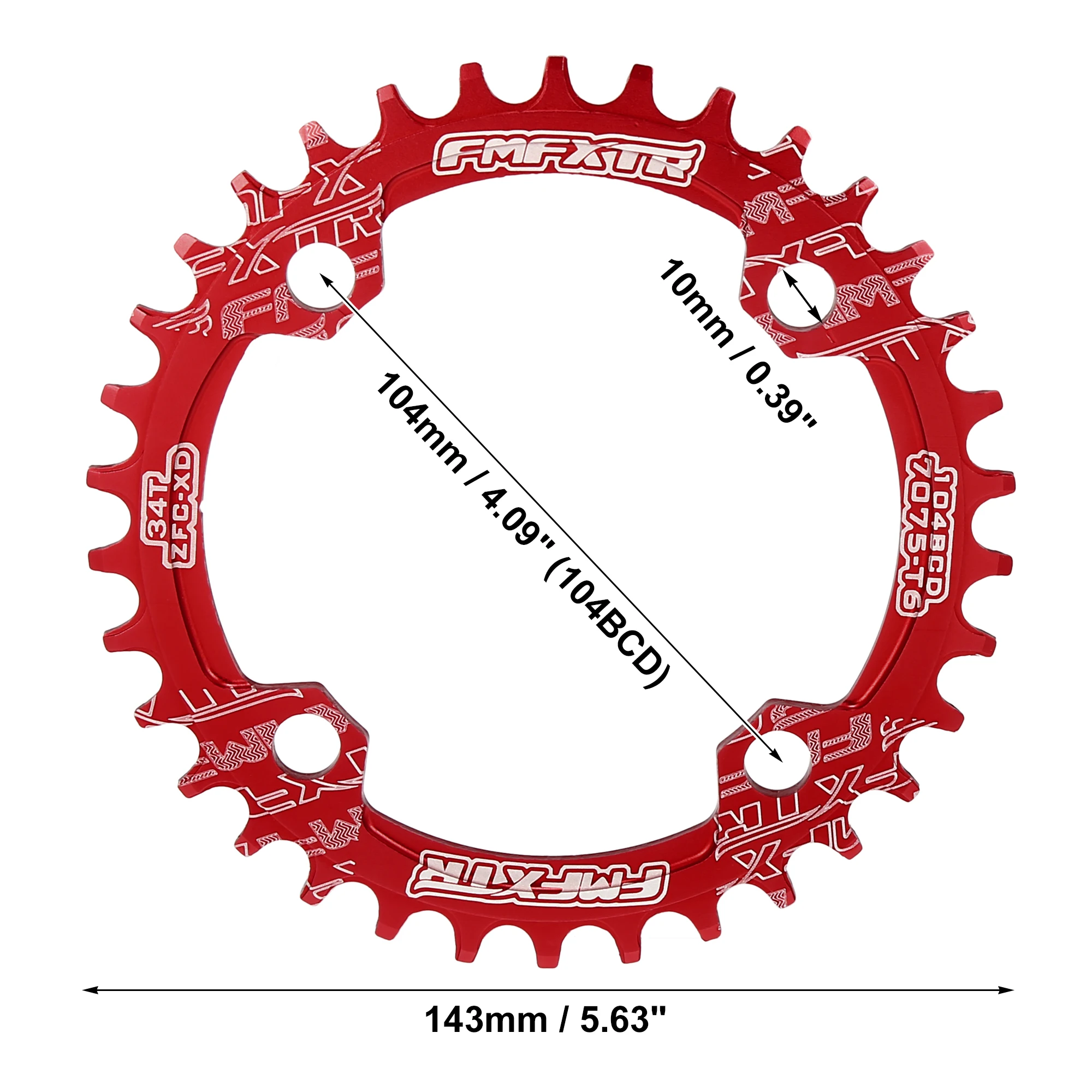 X Autohaux 104bcd Bicycle Crank Bike Round Shape Narrow Wide 32T 34T 36T 38T 40T 42T MTB Bicycle Chainwheel Bike Circle Crankset
X Autohaux 104bcd Bicycle Crank Bike Round Shape Narrow Wide 32T 34T 36T 38T 40T 42T MTB Bicycle Chainwheel Bike Circle Crankset