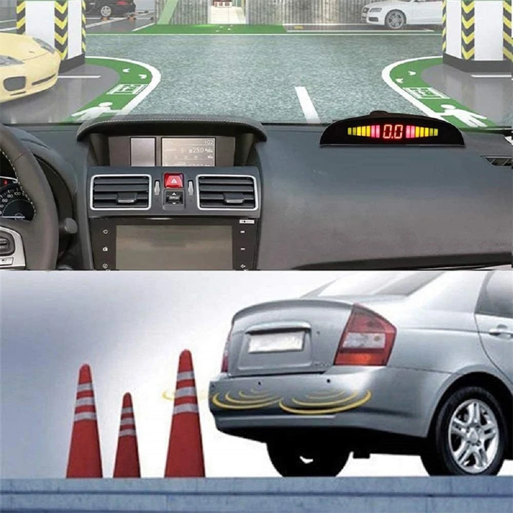 1 Set 12V Car Parktronic Automatic LED Parking Sensor With 4 Sensors Reverse Backup 70~85dB Anti-freeze Rain Proof Parts
1 Set 12V Car Parktronic Automatic LED Parking Sensor With 4 Sensors Reverse Backup 70~85dB Anti-freeze Rain Proof Parts