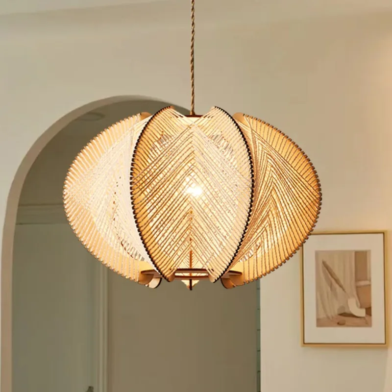 Japanese Noguchi Yong Pendant Lamp LED Wabi-sabi Designer Handmade Woven Rattan Art Chandelier Loft Living Room Bedroom Kitchen
Japanese Noguchi Yong Pendant Lamp LED Wabi-sabi Designer Handmade Woven Rattan Art Chandelier Loft Living Room Bedroom Kitchen