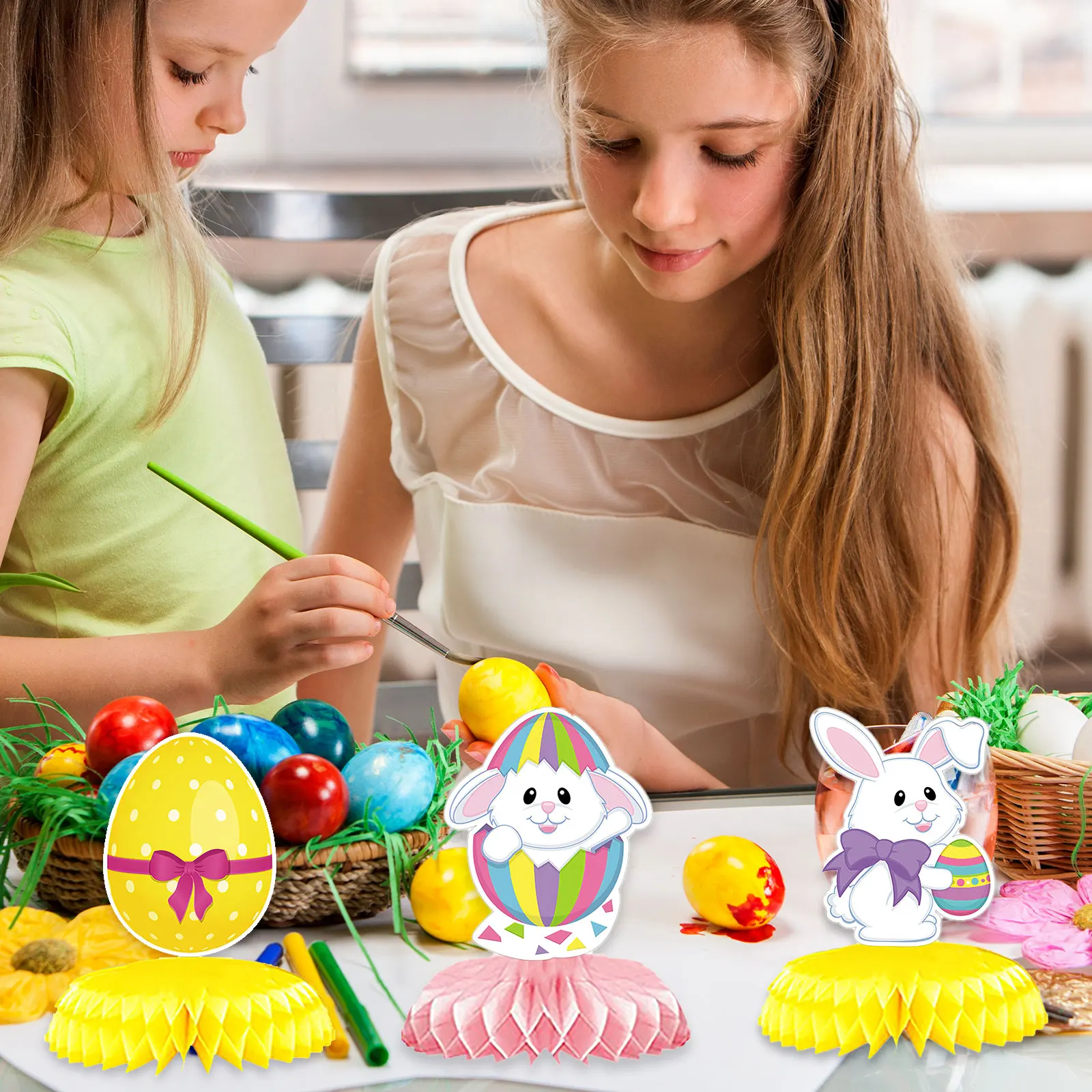 9pcs Easter Decoration Rabbit Honeycomb Ball Colorful Hanging Pendant Ornament Ball For DIY Easter Day Festival Party Home Decor
9pcs Easter Decoration Rabbit Honeycomb Ball Colorful Hanging Pendant Ornament Ball For DIY Easter Day Festival Party Home Decor