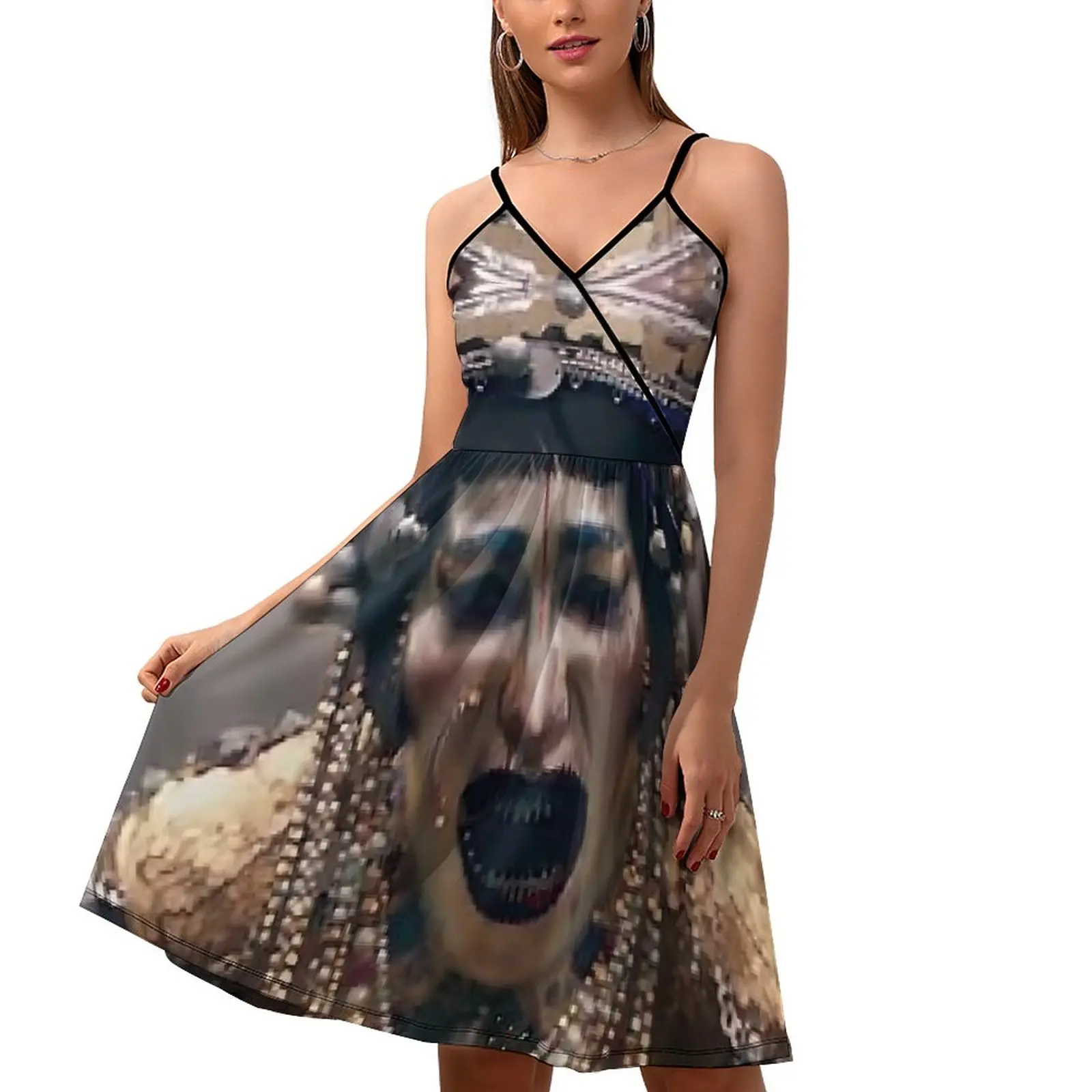 Jibaro Dress Love Death Robots Season Korean Fashion Casual Dress Holiday Custom Dresses Strap Sexy Clothes Large Size 
Jibaro Dress Love Death Robots Season Korean Fashion Casual Dress Holiday Custom Dresses Strap Sexy Clothes Large Size