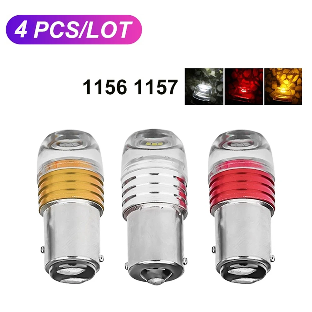 4pcs 1156 1157 3W LED Car Tail Bulb Brake Lights Reverse Lamp Daytime Running Signal Light Turn Signal Parking Lamp Amber
4pcs 1156 1157 3W LED Car Tail Bulb Brake Lights Reverse Lamp Daytime Running Signal Light Turn Signal Parking Lamp Amber