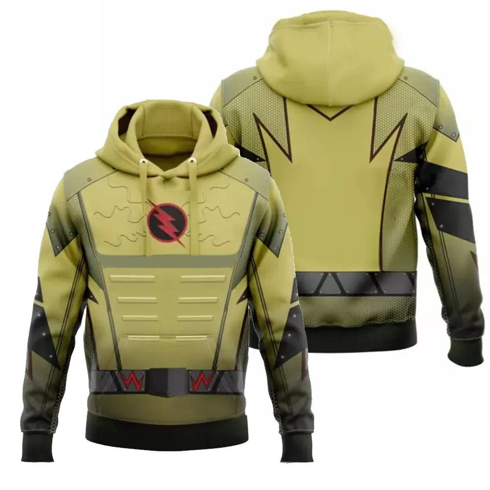 Flash Cosplay Hoodie Wally West 3D Printed Hooded Sweatshirt Men Women Fantasia Superhero Casual Streetwear Pullover Disguise
Flash Cosplay Hoodie Wally West 3D Printed Hooded Sweatshirt Men Women Fantasia Superhero Casual Streetwear Pullover Disguise