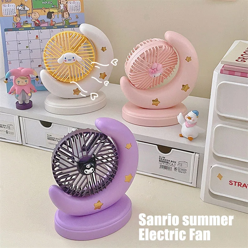Kawaii Sanrio Anime USB Electric Fan Cute Hello Kitty Cinnamoroll My Melody Kuromi Cartoon Summer Desktop Mini Fan Children Gift
Kawaii Sanrio Anime USB Electric Fan Cute Hello Kitty Cinnamoroll My Melody Kuromi Cartoon Summer Desktop Mini Fan Children Gift