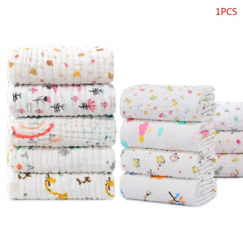 

Soft Silky Cartoon Muslin Swaddle Blankets Neutral Receiving Blanket Large 41 x 41 in Essentials Swaddle Blanket Gifts