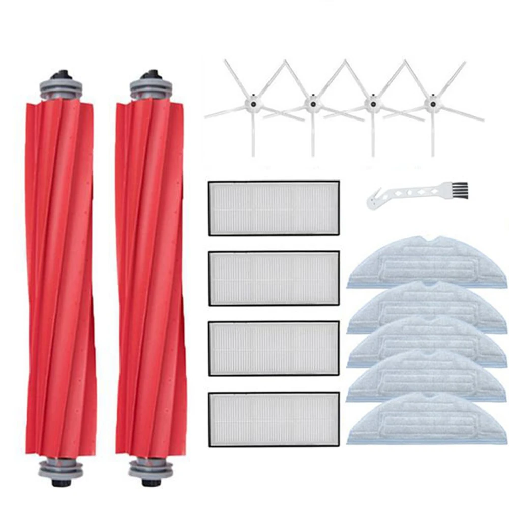 Запчасти для пылесоса Xiaomi Roborock S7 T7S T7Plus, основная и боковая щетки, фильтр НЕРА, насадка на швабру 
Запчасти для пылесоса Xiaomi Roborock S7 T7S T7Plus, основная и боковая щетки, фильтр НЕРА, насадка на швабру