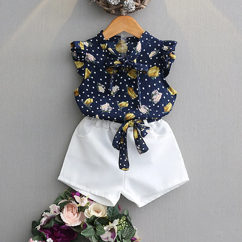 Girls Fashion Clothes Set Short Sleeve Shirt Shorts 2 Piece Suits Cartoon Girl Bow Cotton Kids Clothes Set Summer Tracksuits
Girls Fashion Clothes Set Short Sleeve Shirt Shorts 2 Piece Suits Cartoon Girl Bow Cotton Kids Clothes Set Summer Tracksuits