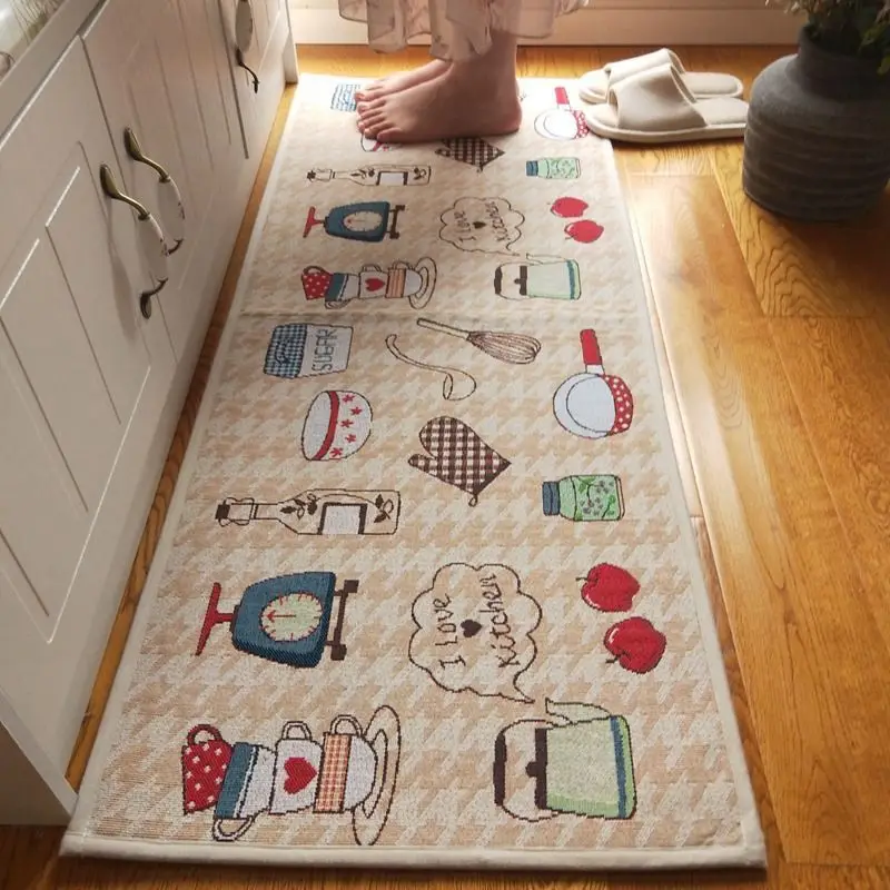 Japanese Kitchen Floor Mat Absorbs Water And Oil Anti-slip Floor Mat Living Room Long Strip Doormat Trendy Decorative Thin Mat
Japanese Kitchen Floor Mat Absorbs Water And Oil Anti-slip Floor Mat Living Room Long Strip Doormat Trendy Decorative Thin Mat