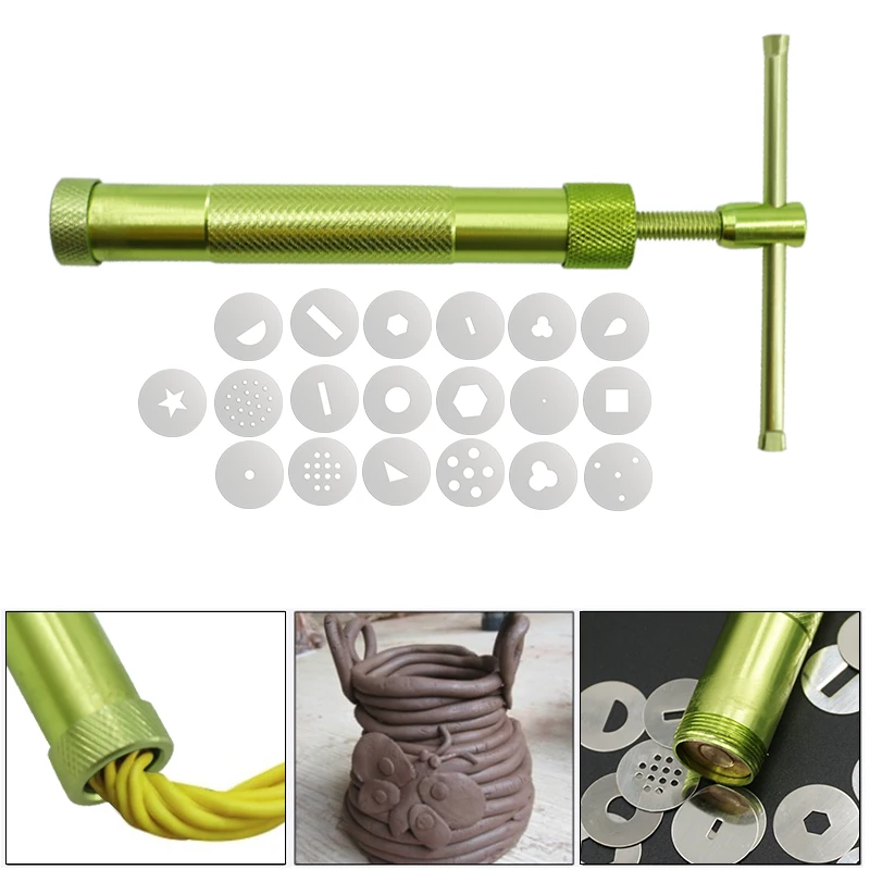 Clay Sugar Paste Extruder SMachine Gun Fondant Cake Sculpture Polymer Clay Tools Cake Decorating Tools Clay Extruders Sculpture
Clay Sugar Paste Extruder SMachine Gun Fondant Cake Sculpture Polymer Clay Tools Cake Decorating Tools Clay Extruders Sculpture