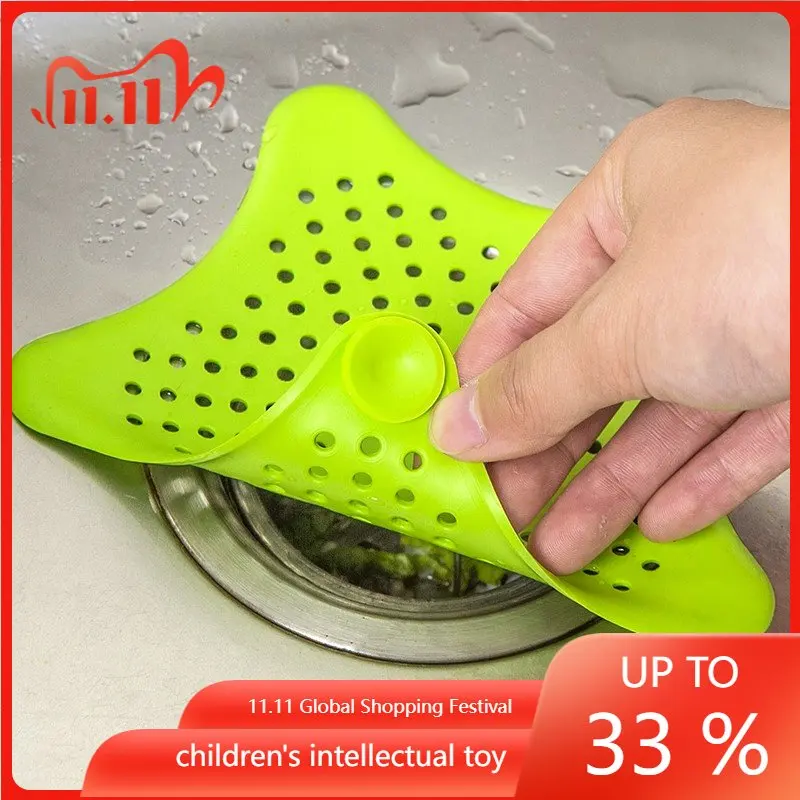 Silicone Drain Hair Catcher Kitchen Sink Strainer Bathroom Shower Sink Stopper Drain Cover Hair Trap, Filter for Kitchen
Silicone Drain Hair Catcher Kitchen Sink Strainer Bathroom Shower Sink Stopper Drain Cover Hair Trap, Filter for Kitchen