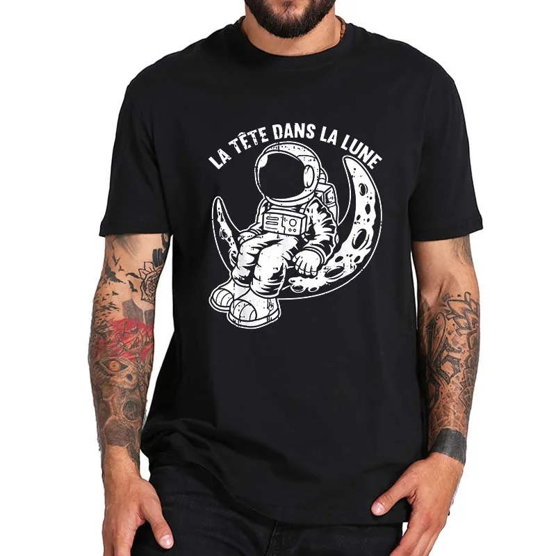 Astronaut Head In The Moon T-shirt Retro Astronomy Planet Lovers Vintage Short Sleeve Cotton Casual Summer Unisex Soft T Shirt
Astronaut Head In The Moon T-shirt Retro Astronomy Planet Lovers Vintage Short Sleeve Cotton Casual Summer Unisex Soft T Shirt