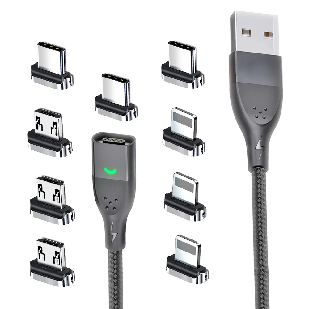 FONKEN Magnetic Cable 3A USB Magnetic Phone Charger Data Cord USB Type C Cable Magnet Fast Charging Cable Micro USB Charge Wire
FONKEN Magnetic Cable 3A USB Magnetic Phone Charger Data Cord USB Type C Cable Magnet Fast Charging Cable Micro USB Charge Wire