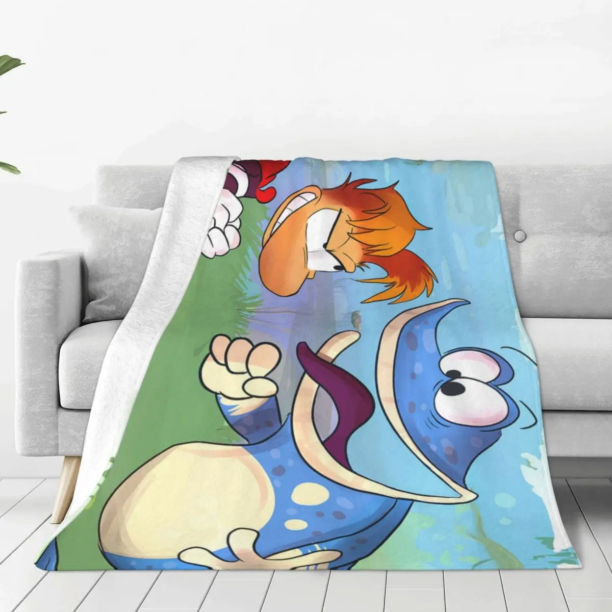 Rayman And Globox Bed Blanket Flannel Blanket Flannel Blanket Air conditioning blanket
Rayman And Globox Bed Blanket Flannel Blanket Flannel Blanket Air conditioning blanket