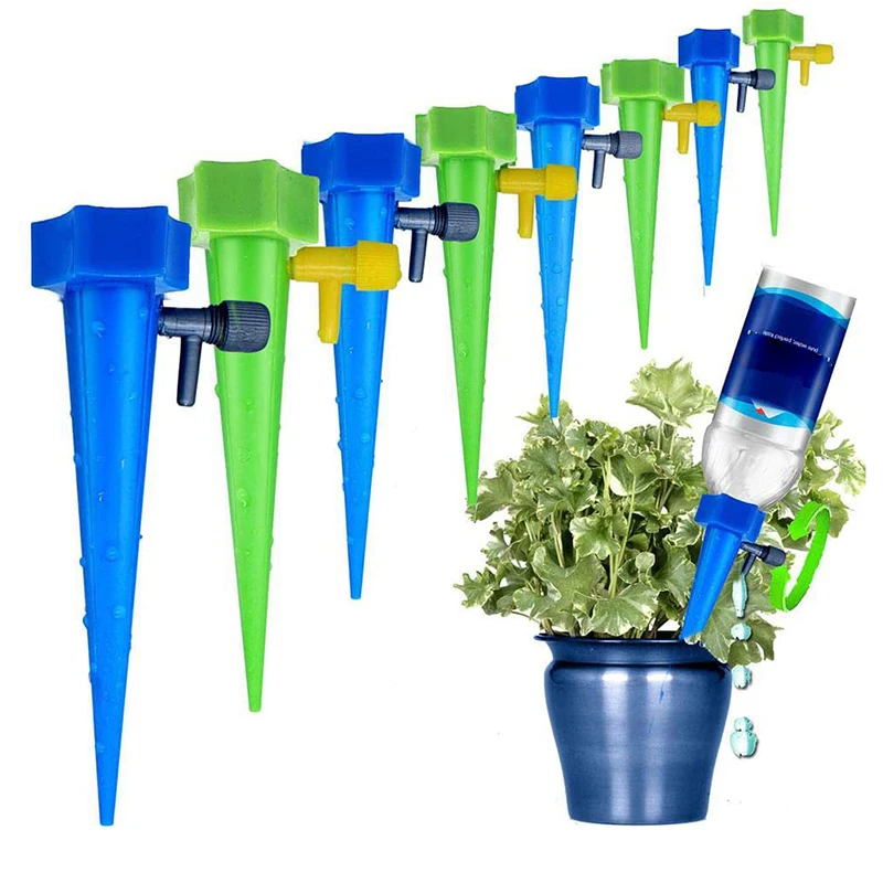 Automatic Watering Spike Irrigation Dripper Plant Self Watering Adjustable Stake Water-dropper with Switch Control Valve
Automatic Watering Spike Irrigation Dripper Plant Self Watering Adjustable Stake Water-dropper with Switch Control Valve