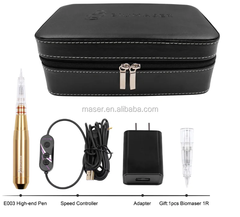 Biomaser E003 permanent makeup eyebrow tattoo machine starter cosmetic makeup tattoo kits
Biomaser E003 permanent makeup eyebrow tattoo machine starter cosmetic makeup tattoo kits