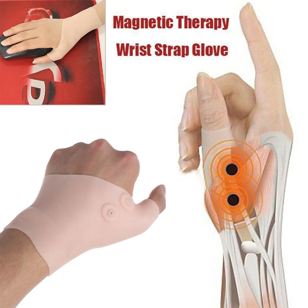 1 Pair Magnetic Therapy Wrist Hand Thumb Support Gloves Silicone Gel Arthritis Pressure Corrector Massage Pain Relief Gloves
1 Pair Magnetic Therapy Wrist Hand Thumb Support Gloves Silicone Gel Arthritis Pressure Corrector Massage Pain Relief Gloves
