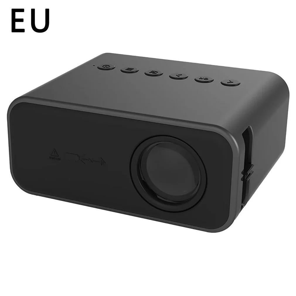 

Mini YT500 Projector With Corded Same Screen High-speed Picture Built-in Composite Diaphragm Speaker Portable LED Projector Best