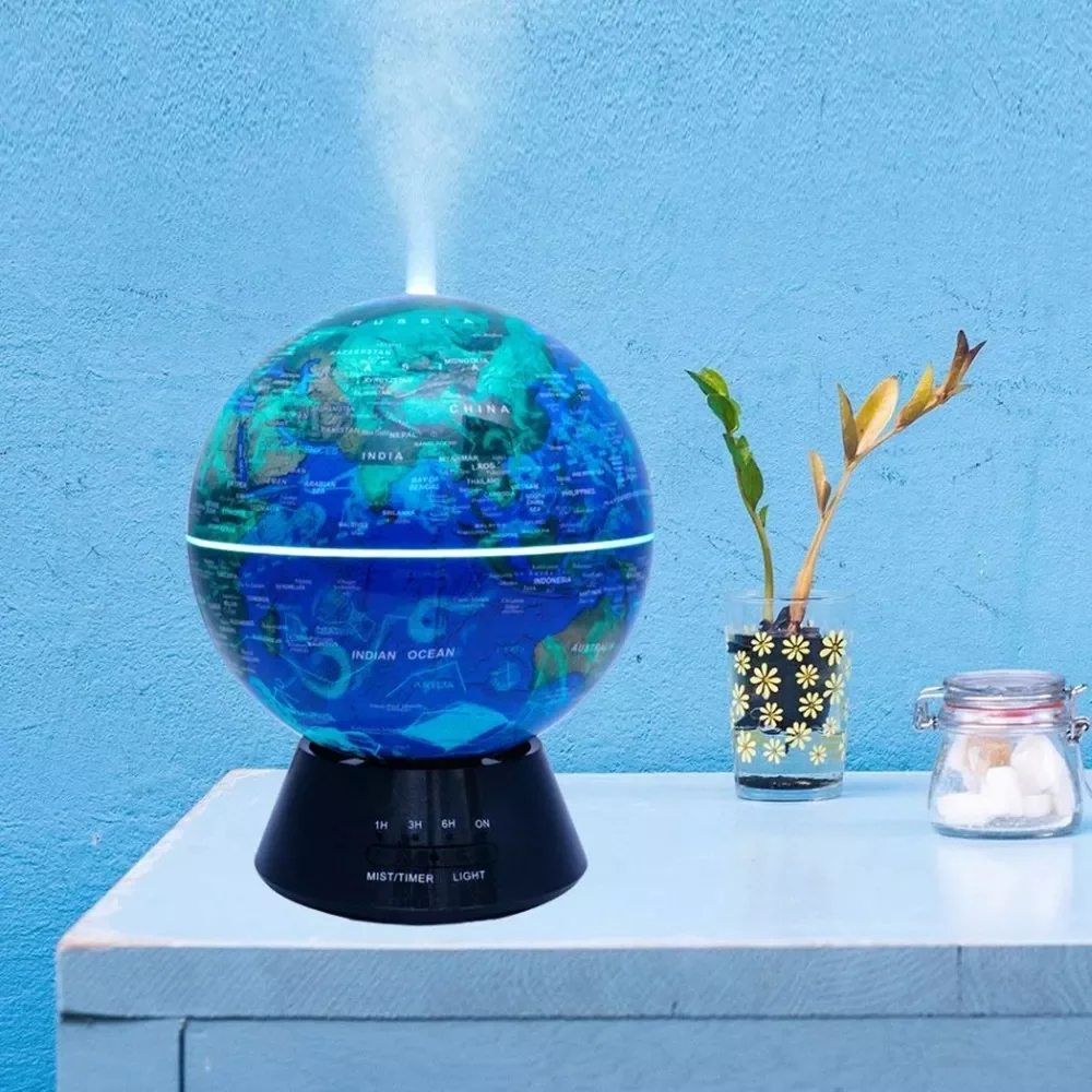Aromatherapy Machine humidifier Globe Aromatherapy humidifier 300ml Aroma Diffuser with 7 Color Changing LED Lights
Aromatherapy Machine humidifier Globe Aromatherapy humidifier 300ml Aroma Diffuser with 7 Color Changing LED Lights