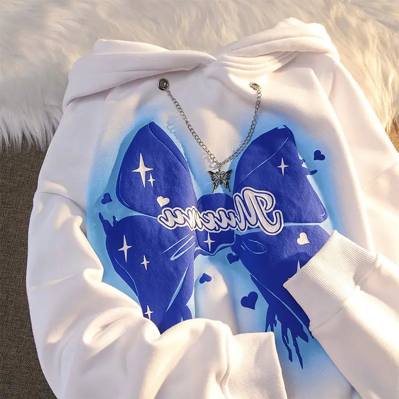Butterfly Hip Hop Hoodies Gothic Women Sweatshirt Casual Harajuku Loose Pullover Harajuku Streetwear Hooded Y2K Clothes Tops
Butterfly Hip Hop Hoodies Gothic Women Sweatshirt Casual Harajuku Loose Pullover Harajuku Streetwear Hooded Y2K Clothes Tops